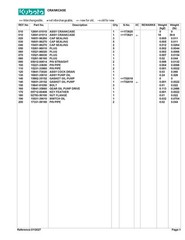 KUBOTA G2000S Parts Manual – TOUGH WIRE BOUND – STURDY COVERS