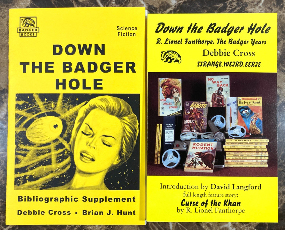 Down The Badger Hole – R. Lionel Fanthorpe The Badger Years By Debbie Cross 1995