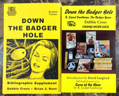Down The Badger Hole – R. Lionel Fanthorpe The Badger Years By Debbie Cross 1995