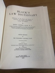 Black’s Law Dictionary: Definitions of the Terms and Phrases of American – GOOD