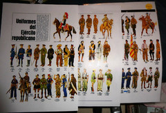 SPAIN Military Uniforms Uniformes DEL Ejercito REPUBLICANO 12 PAGES