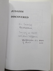 Judaism Discovered : A Study of the Anti-Biblical Reli by Michael Hoffman SIGNED