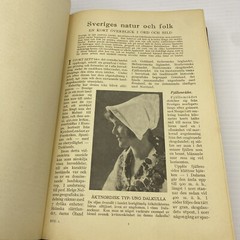 Länder Och Folk III Countries and Peoples Words & Pictures 1929 SWEDISH LANGUAGE