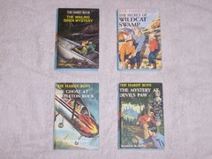 Vintage Hardcover Hardy Boys Books Blue Matte PC HC 1960’s – 1970’s Editions