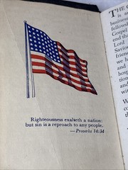 Vintage Pocket Bible 1954 Testament Psalms Proverbs Gideons National Bible Press
