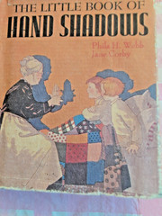 The Little Book of Hand Shadows Phila H Webb Running Press Miniature Edition VTG