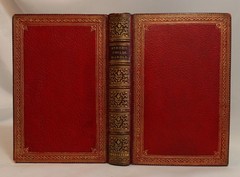 [sh13] Leather Fine Binding 1857, Childe Harolds Pilgrimage by Lord Byron