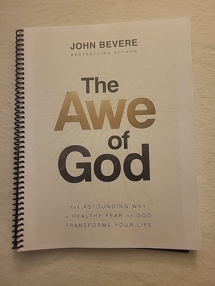 Awe of God Spiral Bound Work Book Bevere, John