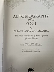 Autobiography of a Yogi Paramhansa Yogananda India’s Great Spiritual Thinkers HB