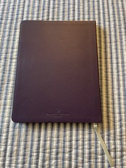 Gallery Leather Journal Desk Journal Plum Purple Gilt Edges Lined Pages