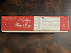 Large 11.5″ Holy Bible NKJV Thomas Kinkade Lighting the Way Home Bonded Leather