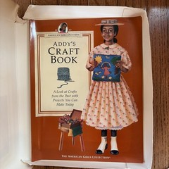 Retired American Girl Addy’s Craft Book & Kit Pleasant Co 1990s 3 Crafts Kit