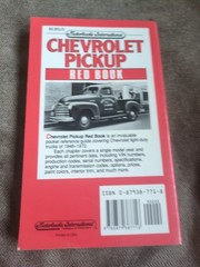 Chevrolet Pickup Red Book (Motorbooks International Red Book Series)