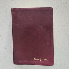 Holy Bible King James Version Burgundy Leather Book with Thumb Indexes LDS