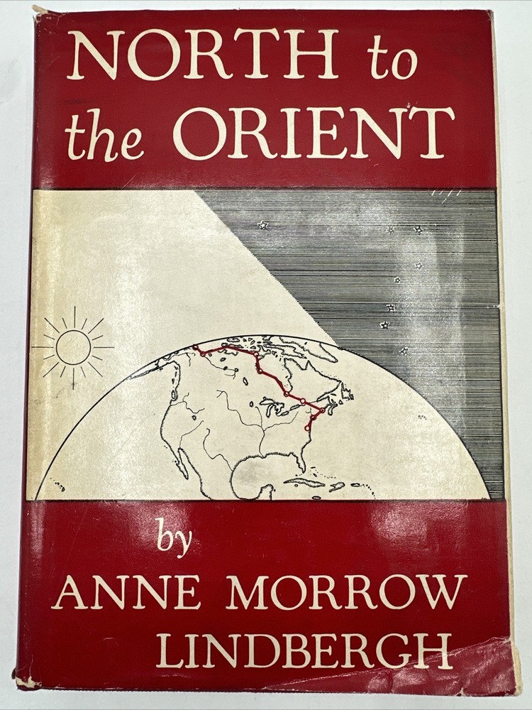 North To The Orient 1937 Anne Morrow Lindbergh Hardcover 255 Pages Maps