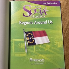 Harcourt Social Studies North Carolina Student Edition Textbook Homeschool CLEAN