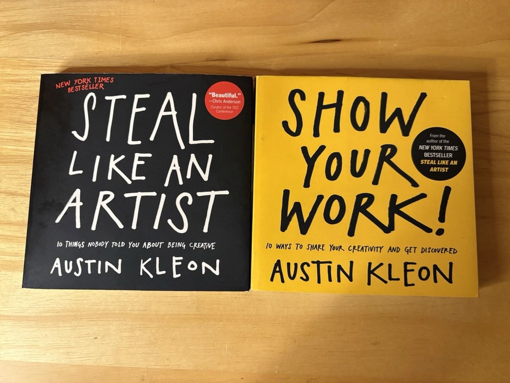 Austin Kleon Book Bundle Steal Like an Artist Show Your Work Creativity