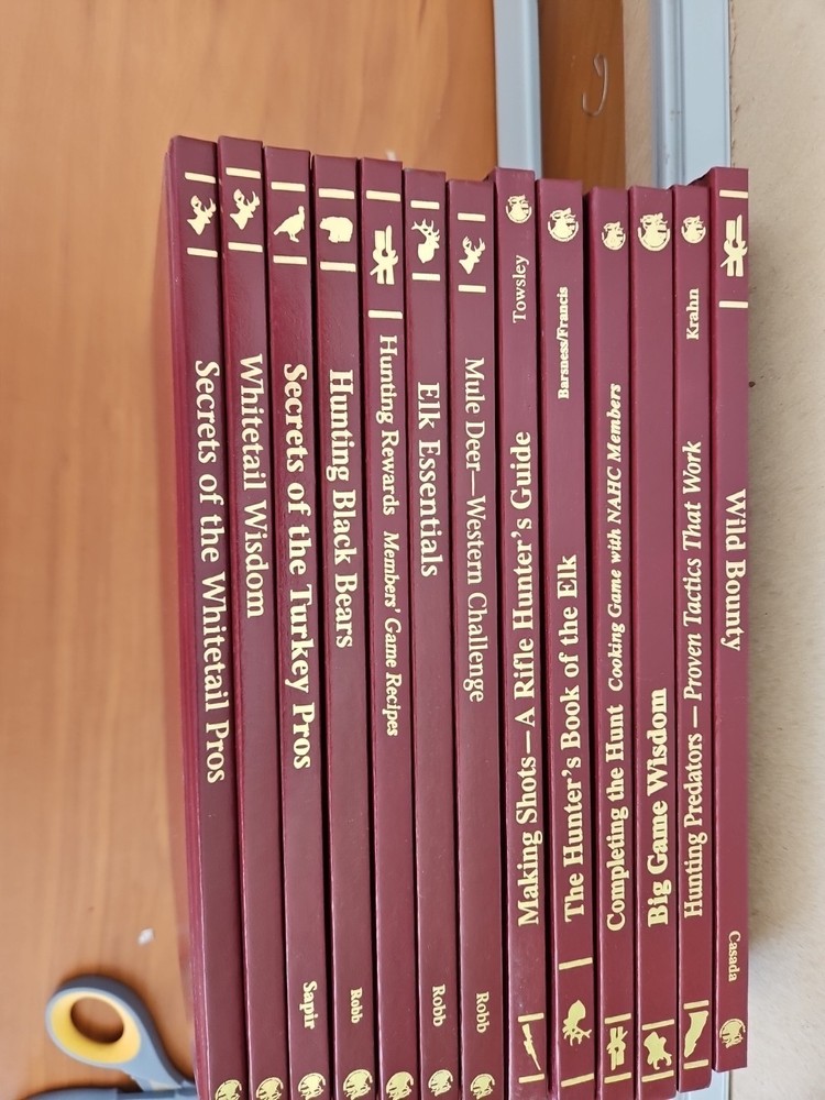 NAHC collection of 13books Various Hunting topic late 1990s see titles VG 230411