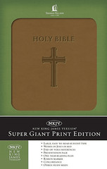 LARGE PRINT HOLY BIBLE New King James Version (Leathersoft)