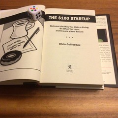 The $ 100 Startup By Chris Guillebeau Hardcover Book First Edition (2012)