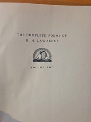 The Complete Poems of D. H. Lawrence, 2 Volume Set