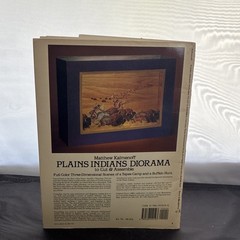 Matthew Kalmenoff Plains Indians Diorama to Cut & Assemble PB Illustrated 1975