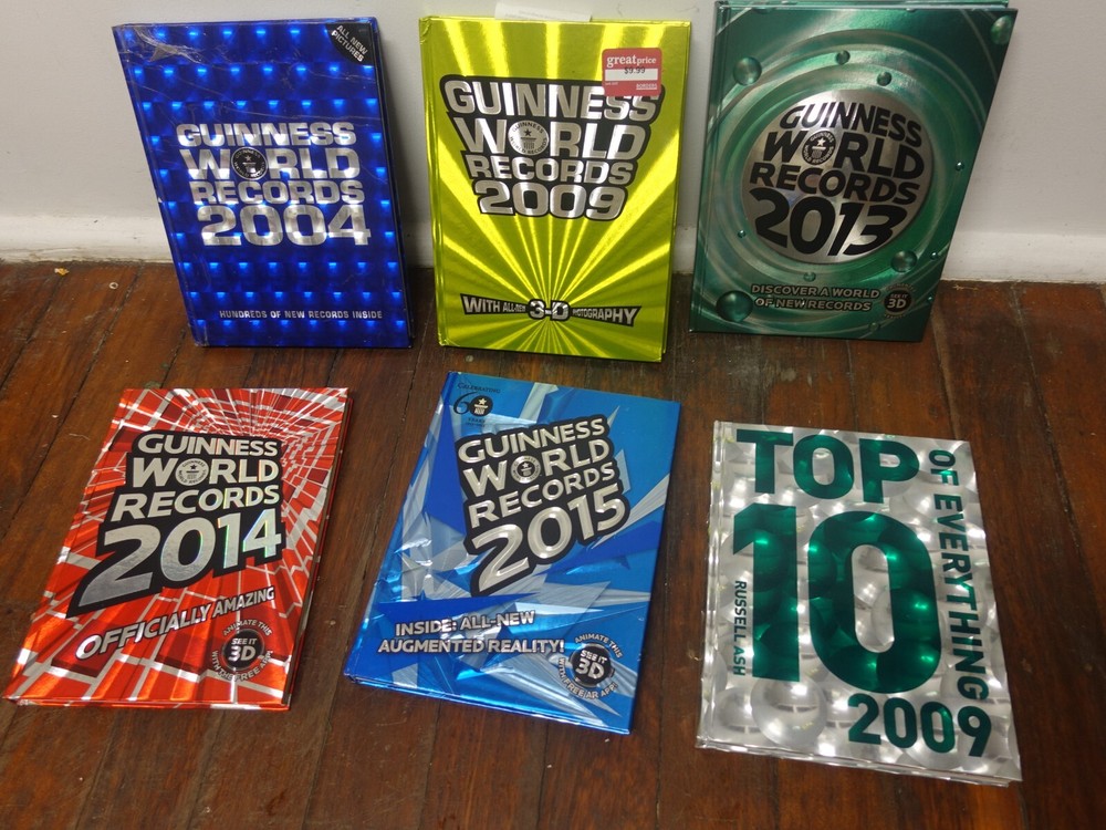 RUSSELL ASH TOP 10 – 2009 and GUINNESS WORLD RECORDS – 2004 2009 2013 2014 2015