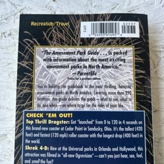 The Amusement Park Guide: Coast to Coast Thrills by Tim O’Brien 2005 PB VG 5 ED