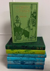 World of Tolkien Seven-Book Set by David Day Faux Leather Bound Books