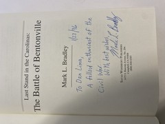 The Battle of Bentonville – Last Stand in the Carolinas by Mark Bradley – SIGNED