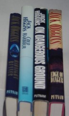 JACK HIGGINS four novels all 1st ed HC VG+ all with a VG unclipped DJ