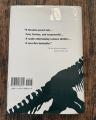 Jurassic Park Michael Crichton 1990 Hardcover First Edition/3rd Print