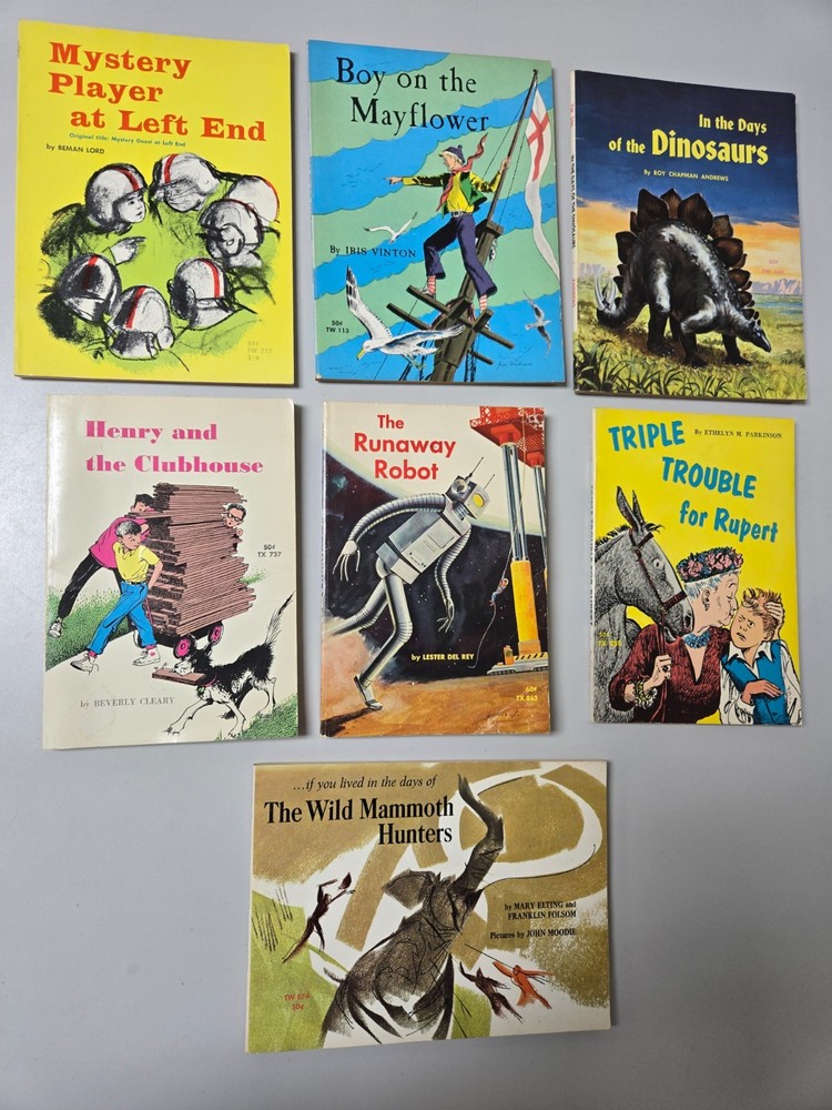 Vintage 1960’s Scholastic Book Services SBS Paperback Book Lot