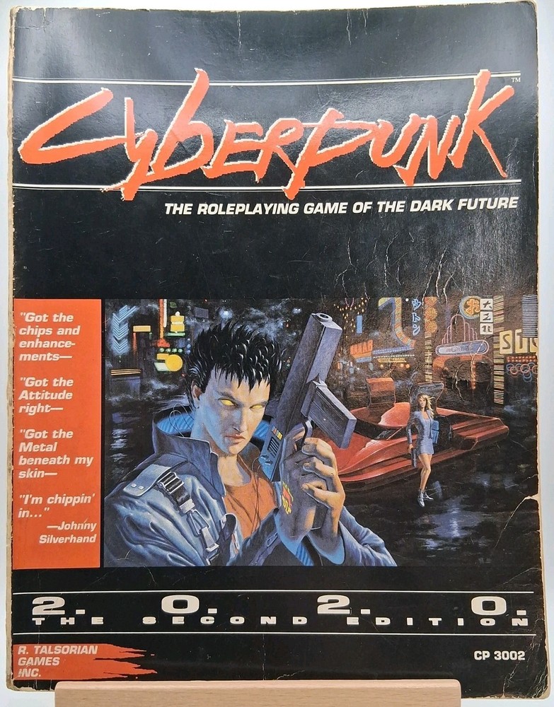 Cyberpunk 2020 2nd Edition Core Rulebook v1.0 RPG R Talsorian CP3002 | USED TR1