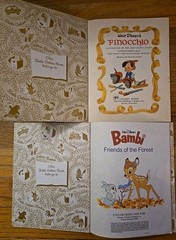 VTG 50s 60s 70s Disney Childrens Book Lot – Rescuers, Lady & the Tramp, Pinocchi