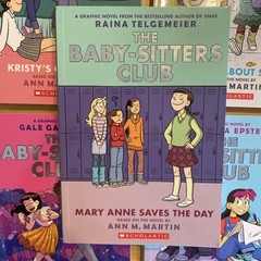 5 Lot Baby-Sitters Club 1-3 by Raina Telgemeier 8 by Gale Galligan & 9 G.Epstein