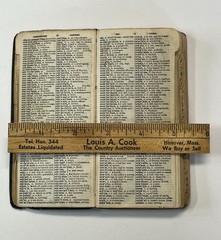 1914 Pocket Dictionary Grand Island Business College Nebraska w/Maps & More RARE