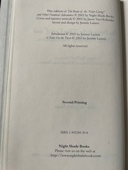 BOATS OF THE GLEN CARRIG collected Fiction William Hope Hodgson vol 1 2nd print