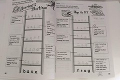 Scholastic Daily Word Ladders Grade 1-2 Homeschool Supplemental Curriculum Tools