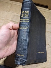 Holy Bible New Analytical Indexed Edition Dictionary Concordance Dickson 1950
