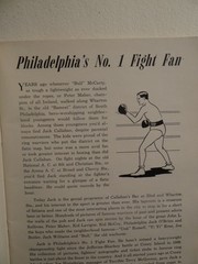 1947 Boxing in Philadelphia Tales of Legends & Lore LEATHER SOCKING TALES