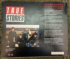 David BYRNE/True Stories/Autographed/Photography/1986/Pbk/Free Shipping