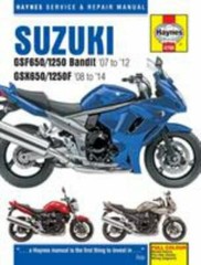 Suzuki Gsf650/1250 Bandit, Gsx650f, ’07-’14 by Haynes Publishing