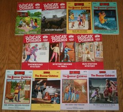 Lot 11 book Boxcar Children 1 4 6 8 13 17 18 22 33 71 Pizza Mystery Ghost Town