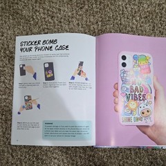 Kaliedoscope (Hinkler) Sticker Bomb „Cool Kawaii” (Hard Cover) Stickers + Book