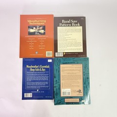 Lot 4 Woodturning Woodworker’s Pattern Book Set Band Saw Techniques Projects PB