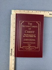 The Second Coming Of Christ Volume I & II Yogananda Paramahansa Boxed Set