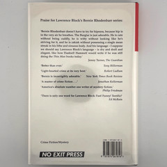 The Burglar In The Library – SIGNED by Lawrence Block – U.K. 1st Ed + Print 1997