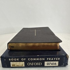 Oxford Book Of Common Prayer French Morocco Leather – Nice- 07616 Box 1952