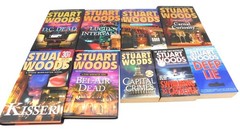 Stuart Woods 9 Book Set Hardcover Paperback Mixed Lot HCDJ Novels